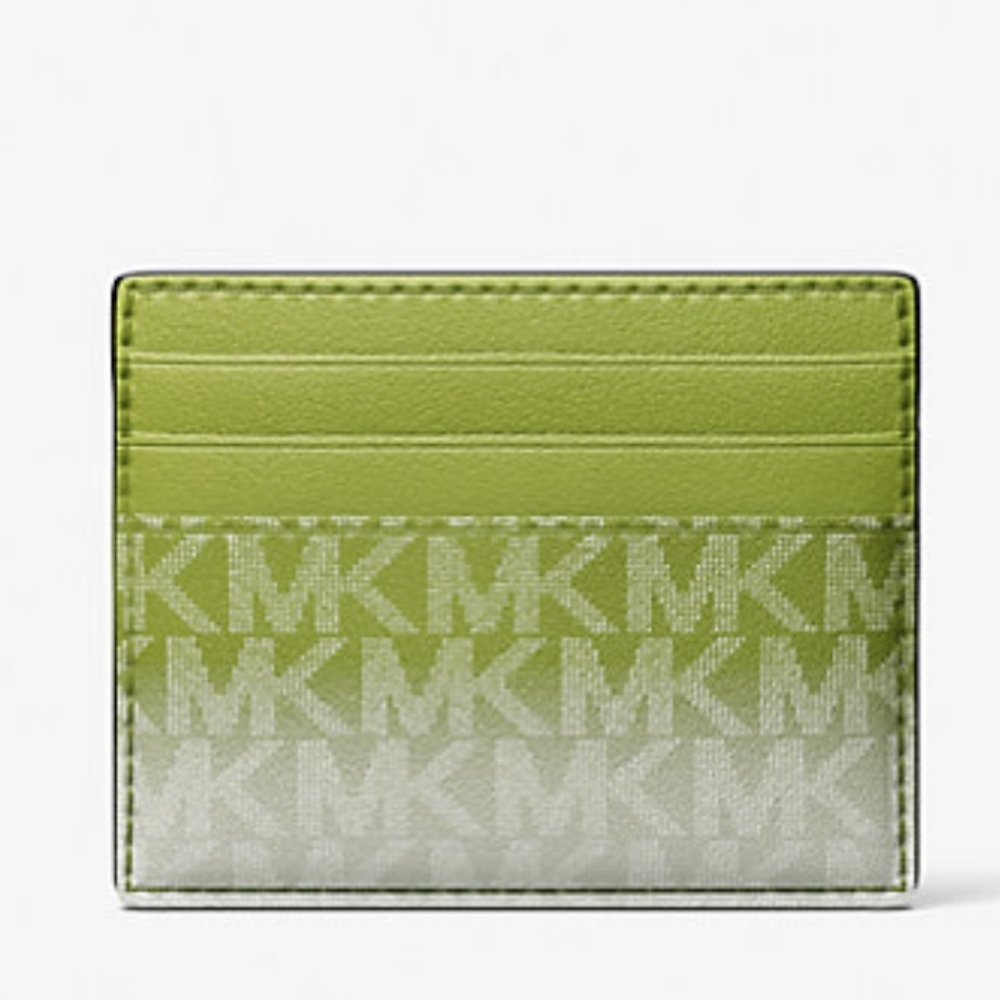NWT Michael Kors Green Card Holder - Picture 3 of 5